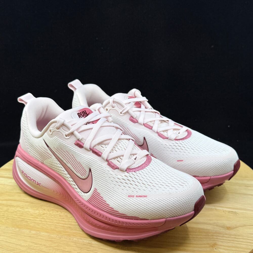 Nike Vomero 18 White/Pearl Pink/Team Red/Peony Women's Size 9 IQ9687-100 - Picture 5 of 9